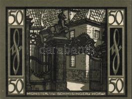 Német Birodalom/Weimari Köztársaság/ Münster 1921. 50Pf(5x) 5klf teljes sor T:I