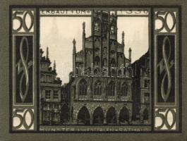 Német Birodalom/Weimari Köztársaság/ Münster 1921. 50Pf(5x) 5klf teljes sor T:I