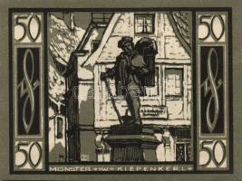 Német Birodalom/Weimari Köztársaság/ Münster 1921. 50Pf(5x) 5klf teljes sor T:I