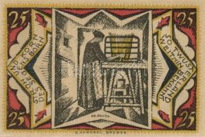 Német Birodalom/Weimari Köztársaság/ Twistringen 1921. 25Pf, 50Pf, 75Pf 3klf teljes sor T:I