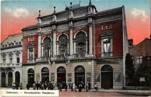 1914 Debrecen, Kereskedelmi akadémia, Polgári fiúiskola, Balla Lajos asztalos bútor raktára, Keszler üzlete, vállalat