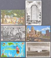 Kb. 100 db MODERN közép- és dél-amerikai városképes lap / CCa. 100 modern Central and South American town-view postcards