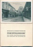 4 db modern küldölfi képeslapfüzet saját tokjaikban: Kína, Peking, Bruck an der Mur, Perchtoldsdorf ...