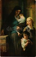 20 db RÉGI művészlap / 20 pre-1945 art motive postcards