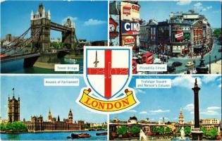 28 db VEGYES angol városképes lap / 28 mixed Great Britain postcards