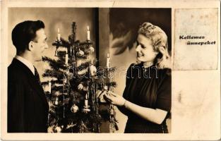15 db VEGYES romantikus motívumlap párokkal / 15 mixed romantic motive postcards with couples