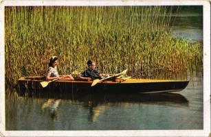 15 db VEGYES romantikus motívumlap párokkal / 15 mixed romantic motive postcards with couples