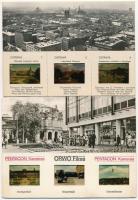 10 db MODERN csehszlovák diapozitív képeslap, sok Prága / 10 modern Czechoslovakian diapositive post...