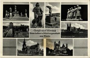 29 db RÉGI külföldi városképes lap / 29 modern European town-view postcards