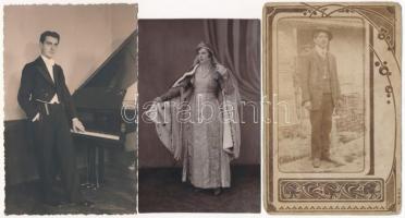 160 db RÉGI fotó tétel: katonai, Budapest, városok, műtermi portrék, életképek, üzletek. Ebből kb. 5...