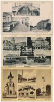 90 db RÉGI magyar városképes lap a 30-as, 40-es és 50-es évekből / 90 pre-1945 Hungarian town-view p...