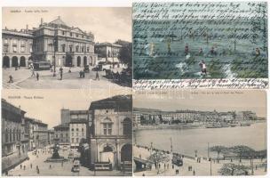 77 db RÉGI olasz városképes lap / 77 pre-1945 Italian town-view postcards