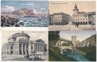 77 db RÉGI olasz városképes lap / 77 pre-1945 Italian town-view postcards