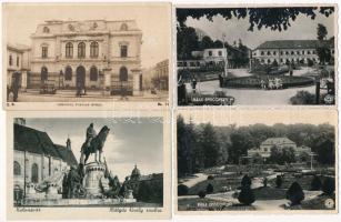 69 db RÉGI erdélyi városképes lap, ebből 15 fotó / 69 pre-1945 Transylvanian town-view cards with 15...
