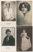 62 db RÉGI motívumlap: színészek / 62 pre-1945 motive postcards: actors and actresses