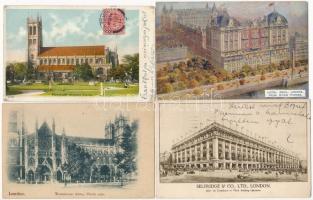 30 db RÉGI angol és amerikai városképes lap / 30 pre-1945 British and American town-view postcards