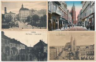 20 db RÉGI lengyel városképes lap / 20 pre-1945 Polish town-view postcards