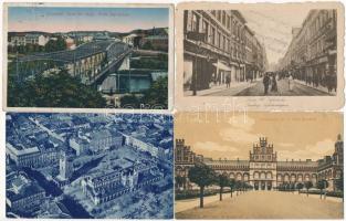 20 db RÉGI lengyel városképes lap / 20 pre-1945 Polish town-view postcards