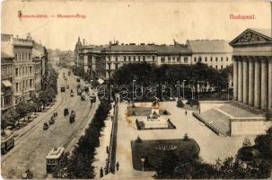 7 db RÉGI magyar városképes lap villamosokkal / 7 pre-1945 Hungarian town-view postcards with trams
