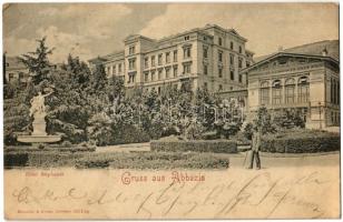 Abbazia, Opatija; 2 db régi képeslap / 2 pre-1905 postcards