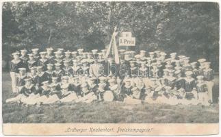 Erdberger Knabenhort. Preiskompagnie / K.u.K. Kriegsmarine, mariner cadets (Rb)