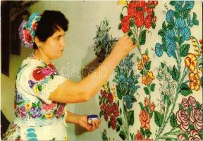 Kb. 70 db MODERN népviseleti képeslap / Cca. 70 modern folklore postcards