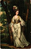 5 db RÉGI Stengel litho művészlap / 5 pre-1945 Stengel litho  art motive postcards