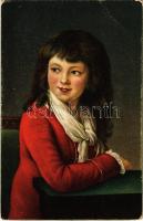 5 db RÉGI Stengel litho művészlap / 5 pre-1945 Stengel litho  art motive postcards