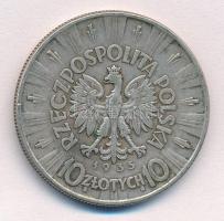 Lengyelország 1935. 10Zl Ag T:2 Poland 1935. 10 Zlotych Ag C:XF Krause Y#29