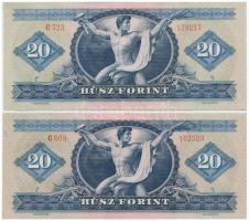 1969. 20Ft (2x) T:III szép papír
Adamo F15