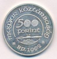 1992. 500Ft Ag "Szent László" T:2 (eredetileg PP)
Adamo EM125