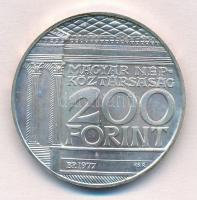 1977. 200Ft Ag "Nemzeti Múzeum" T:BU 
Adamo EM55