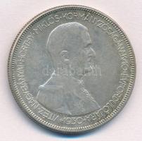 1930. 5P Ag "Horthy jobbra" T:2  Adamo P8