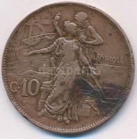 Olaszország 1911R 10c Cu "III. Viktor Emánuel" T:2-,3 patina
Italy 1911R 10 Centesimi Cu ...