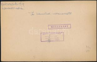 cca 1930 Budapest, 61-es villamos a Ferenc József hídon, vintage felvételről készült modern nagyítás...