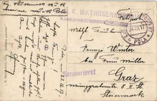 SM Tb 55 T osztrák-magyar haditengerészet Kaiman-osztályú torpedónaszádja (korábban Seehund) / K.u.K...