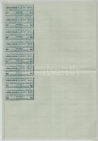 Ausztria / Bécs 1889. 3%-al kamatozó államkötvény 100G-ről, szelvényekkel T:III szép papír
Austria ...