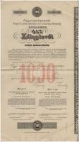 1908-1913. "Magyar Takarékpénztárak Központi Jelzálogbankja mint Részvénytársaság" 4 1/2%-...