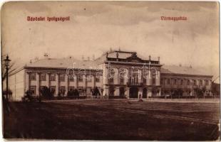 1907 Ipolyság, Sahy; Vármegyeháza. Kiadja Oblát Géza 588. / county hall (EK)