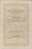Budapest 1892. "A Magyar Korona országai 4%-al kamatozó járadékkölcsön" államadóssági kötv...