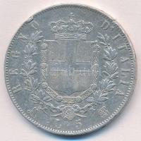 Olaszország 1871M BN 5L Ag "II. Viktor Emánuel" T:2,2- ph.
Italy 1871M BN 5 Lire Ag "...