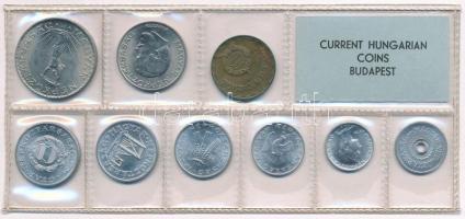 1975. 2f-10Ft (9xklf) érmés forgalmi sor fóliatokban T:1 
Adamo FO8