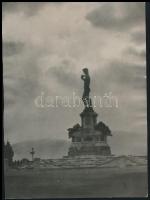 cca 1929 Kankowszky Ervin (1884-1945) budapesti fotóművész hagyatékából, 2 db vintage fotó, az egyik pecséttel jelzett és feliratozott, 18,5x13,5 cm és 12,5x17,5 cm