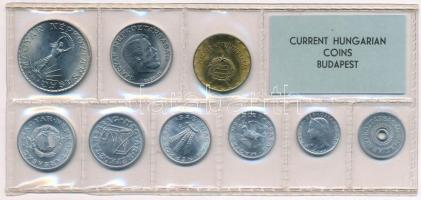 1976. 2f-10Ft (9xklf) érmés forgalmi sor fóliatokban T:1 
Adamo FO9