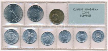 1977. 2f-10Ft (9xklf) érmés forgalmi sor fóliatokban T:1 
Adamo FO10