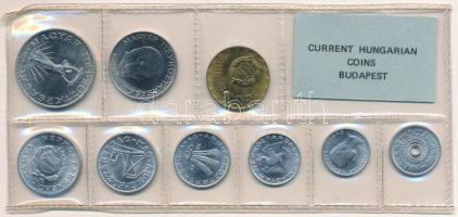 1978. 2f-10Ft (9xklf) érmés forgalmi sor fóliatokban T:1 
Adamo FO11