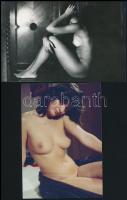 cca 1983 Nőnapi portfóliókból válogatva, szolidan erotikus felvételek, 6 db vintage negatív + 7 db v...
