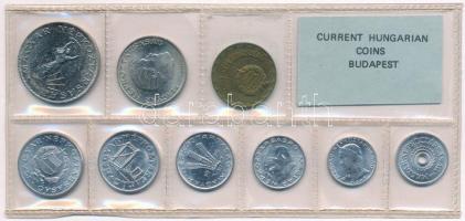 1979. 2f-10Ft (9xklf) érmés forgalmi sor fóliatokban T:1 
Adamo FO12