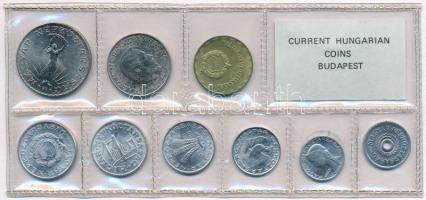 1980. 2f-10Ft (9xklf) érmés forgalmi sor fóliatokban T:1 
Adamo FO13