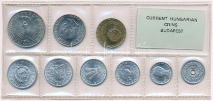 1982. 2f-10Ft (9xklf) érmés forgalmi sor fóliatokban T:1 
Adamo FO15